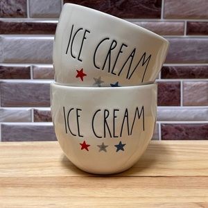 Rae Dunn ice cream bowls